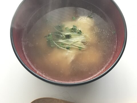 すいとんのコンソメスープ仕立て